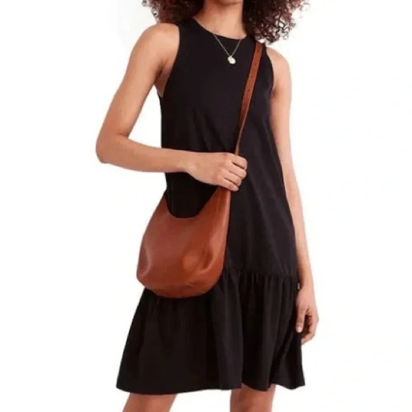 Madewell Brightside Ruffle Hem Tank Dress - NEW - Size Small - Picture 1 of 10